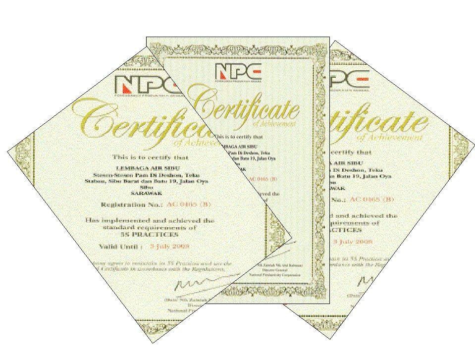 all 5S Cert
