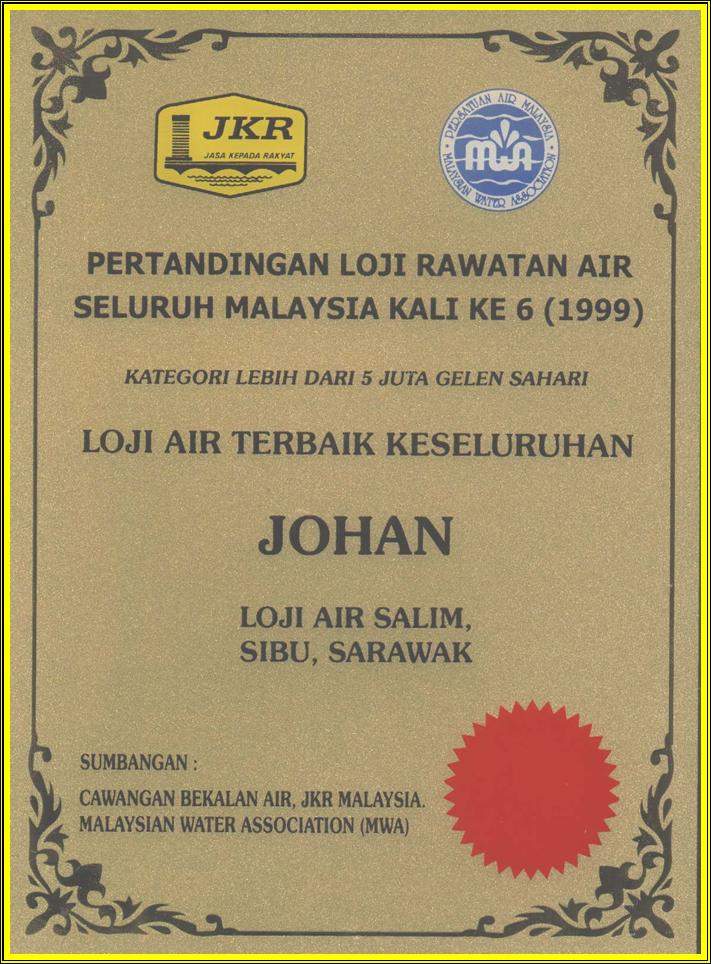 Loji Air Terbaik Keseluruhan